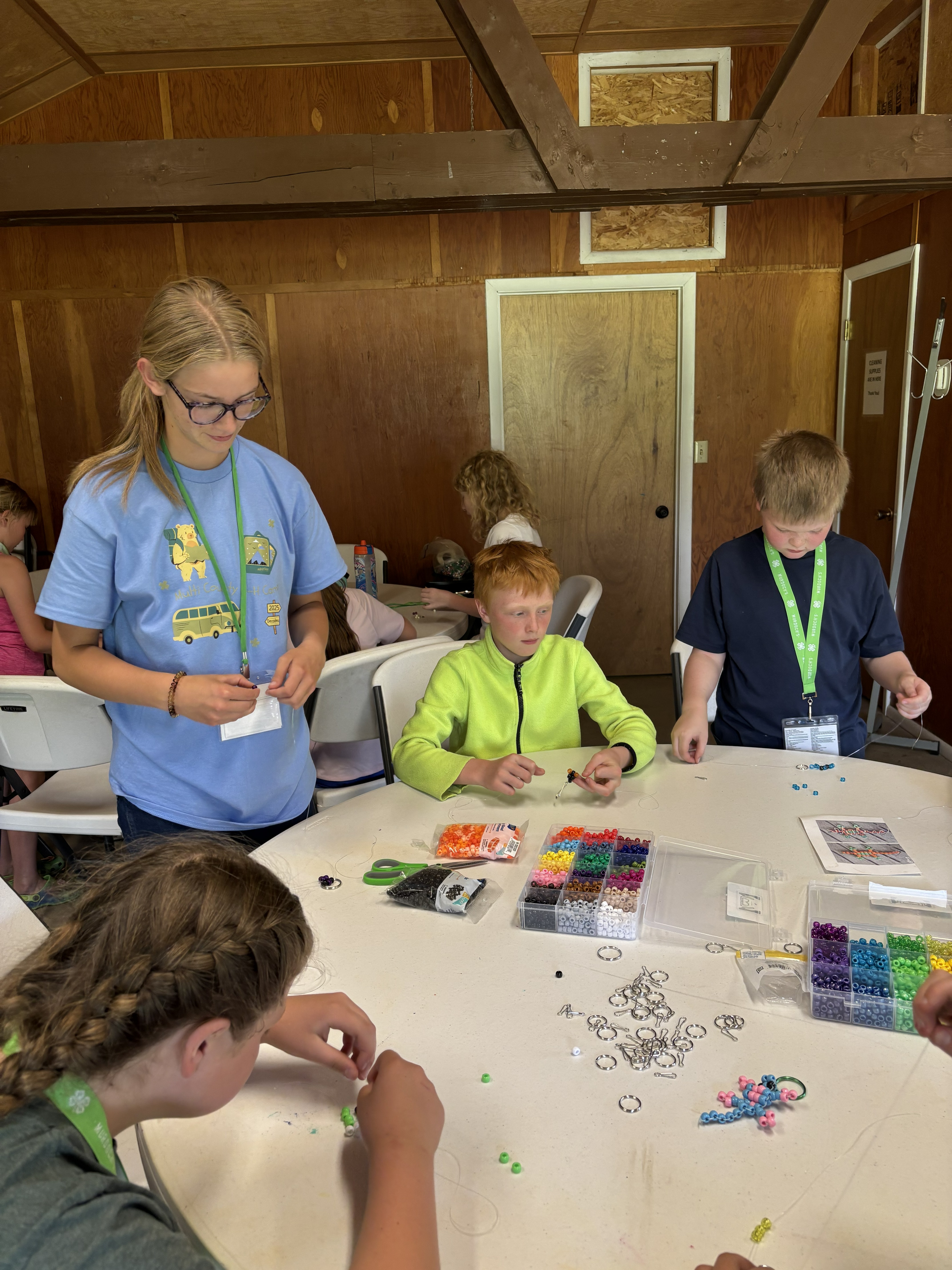 Teen Counselor Teaches Youth at 4-H Camp